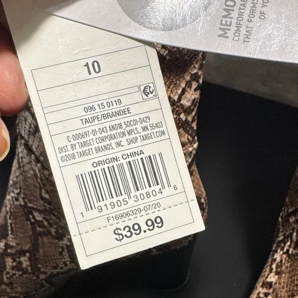 a new day Tan Snake-Print Over-the-Knee Boots - Picture 4 of 8